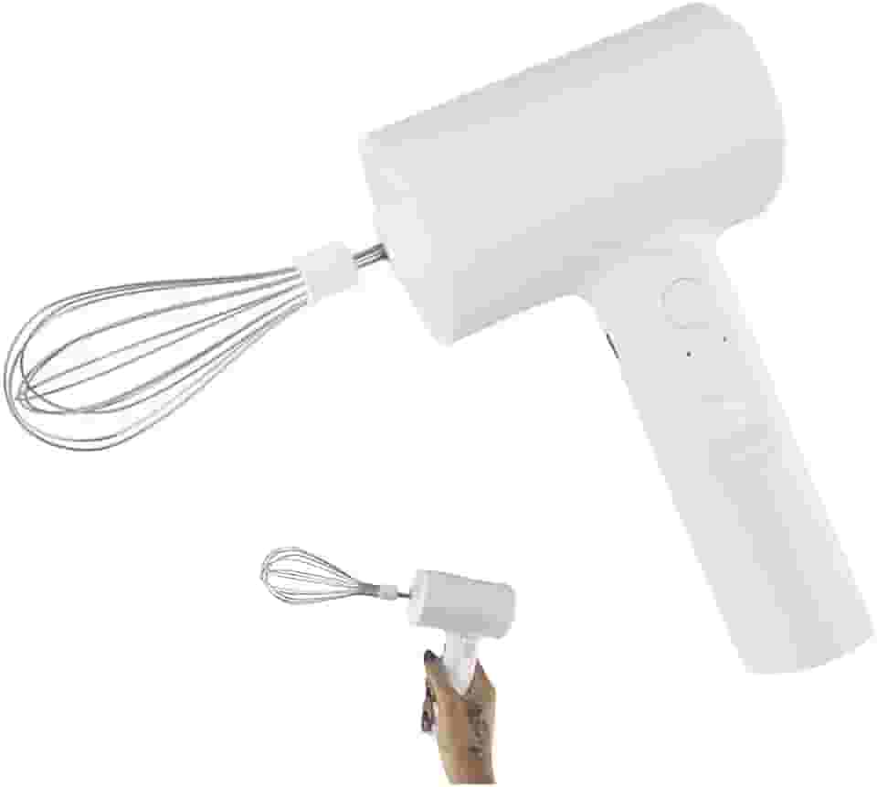 Mixer de Mao Multifuncional Batedor USB Alta Velocidade Misturador Sem Fio Bolo Doces Confeitaria Cozinha Potente Portatil