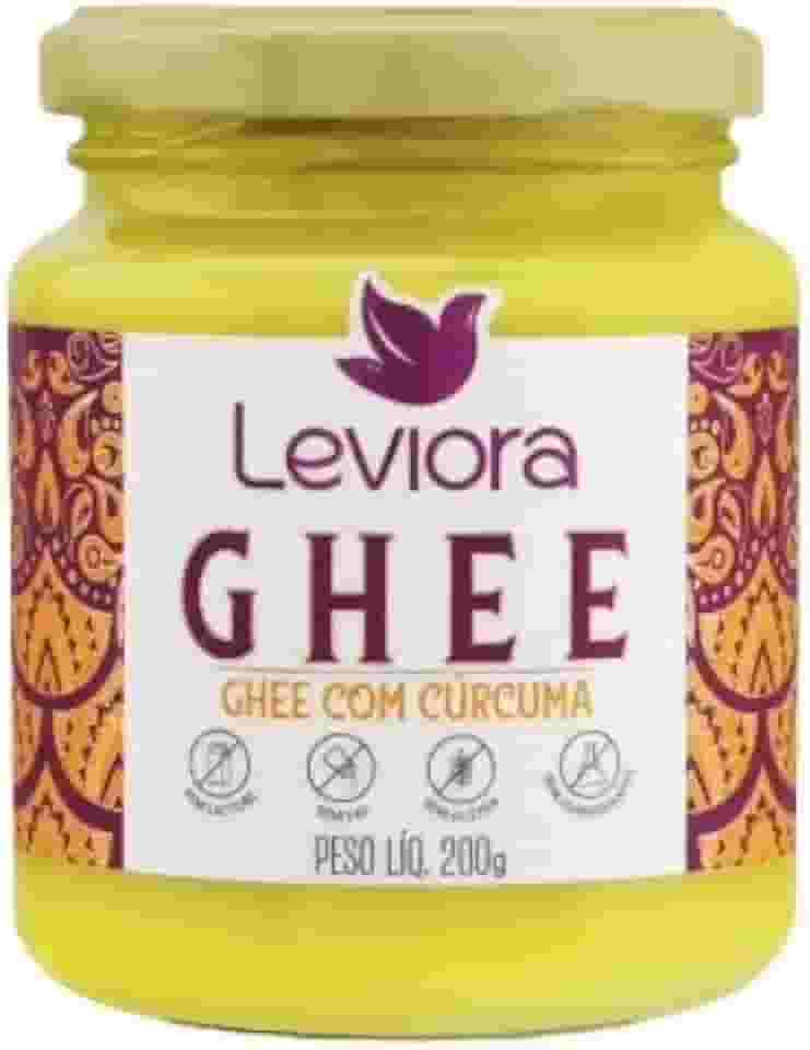 Manteiga Ghee com Cúrcuma Sem Lactose Leviora 200g
