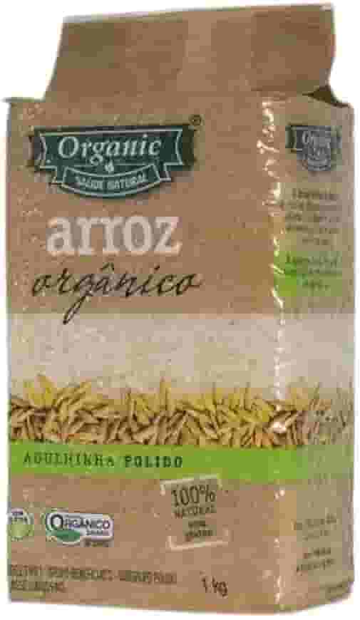 Arroz Agulhinha Polido Orgânico Organic 1kg
