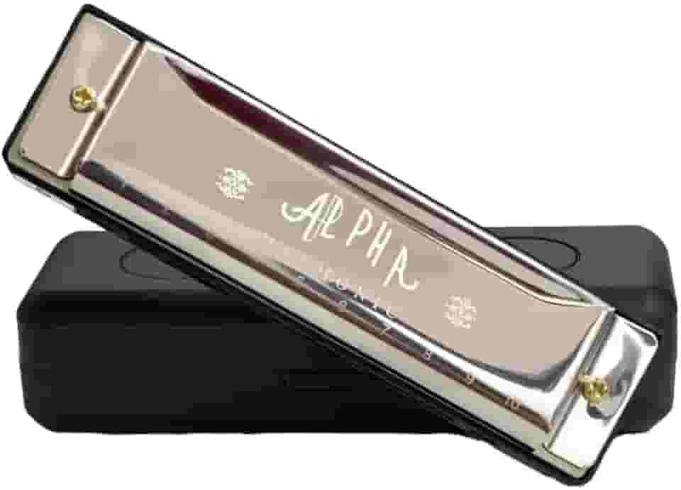 Gaita De Boca Profissional Harmônica Em Dó (c) Blues (Cromado)