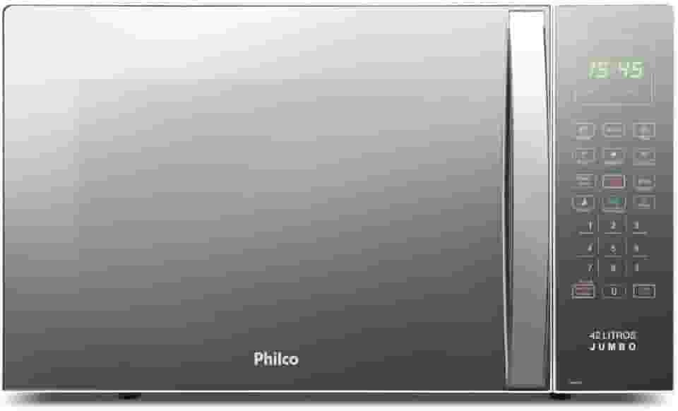 Micro-ondas Philco PMO42EB Jumbo Tira Odor 42L 1560W 220V Espelhado Branco
