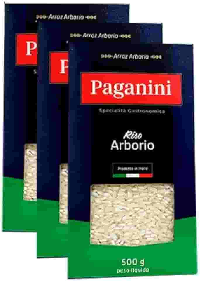 Kit 3X: Arroz Arbóreo Italiano Paganini 500g