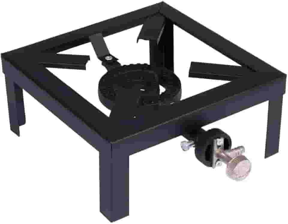 Fogareiro a gás 1 Boca Portátil Industrial Aço Mor Leve