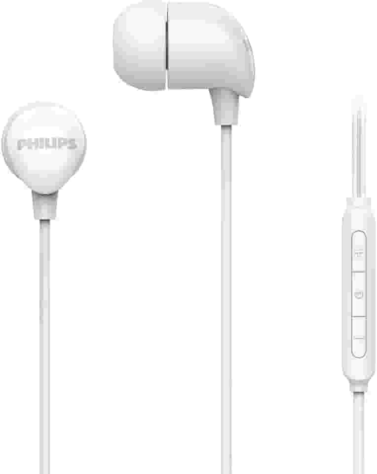 PHILIPS, Fone de Ouvido com Microfone, TAE2146WT/00, Com fio USB-C de 1,2 metros, Intra-auricular, Branco