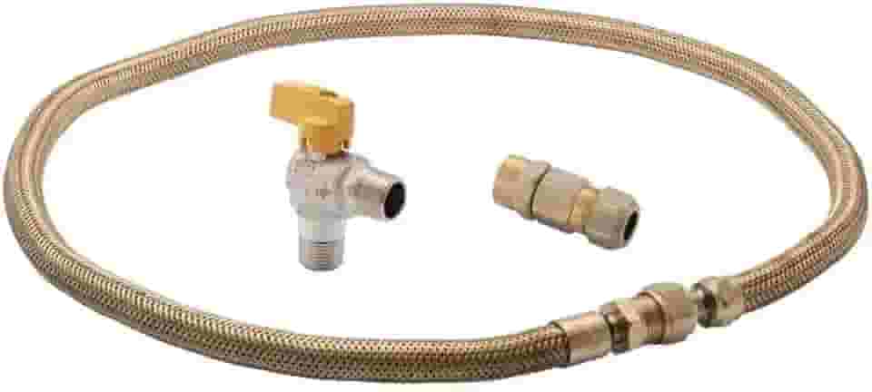 Kit Instalação Gás GN/GLP Encanado para Fogão/Cooktop e Forno com Registro (EKIT112)