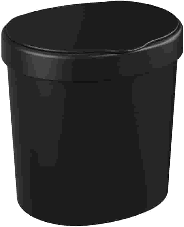 Coza - Lixeira de Pia com Tampa 2,5L Basic - Preto
