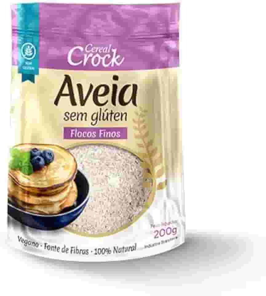 Aveia sem gluten flocos finos 200g - Cereal Crock