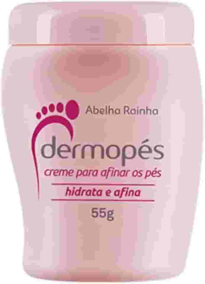 Creme Para Afinar Os Pés Hidrata e Afina Dermopés Abelha Rainha 55g