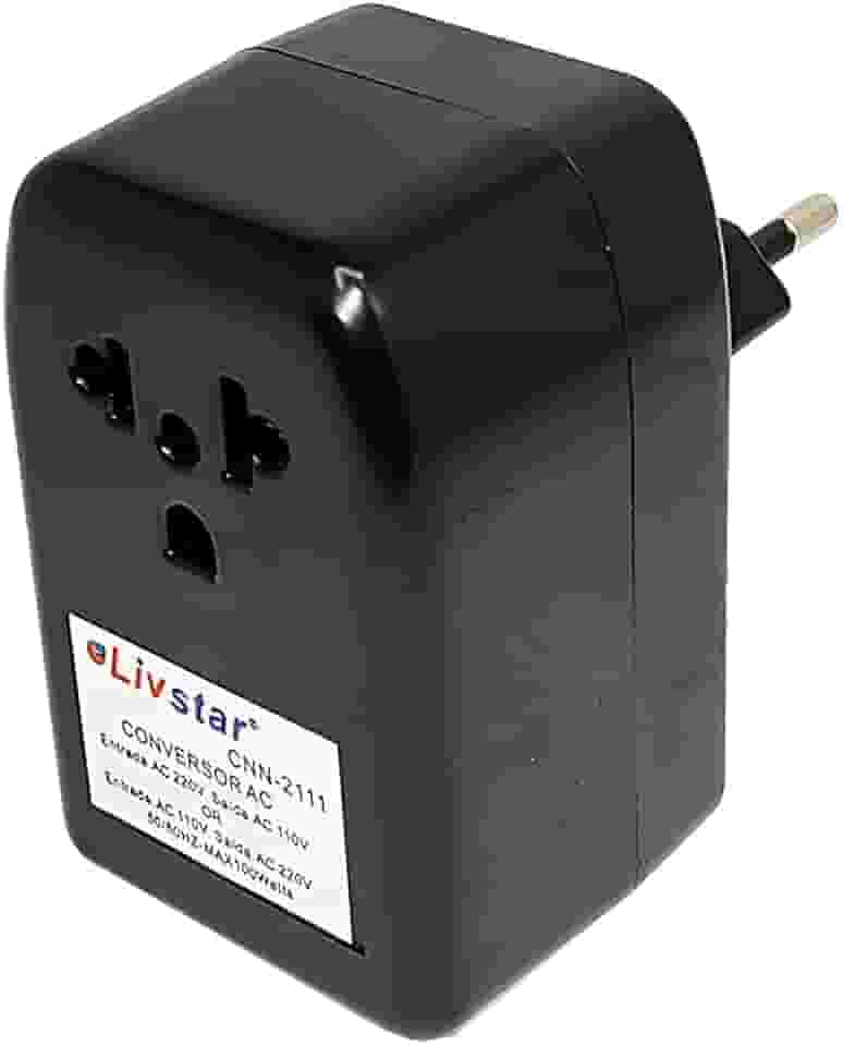 Conversor de Voltagem Flex Plus, Para Aparelhos de até 100W, Bivolt 110V/220V, Compacto para Viagens