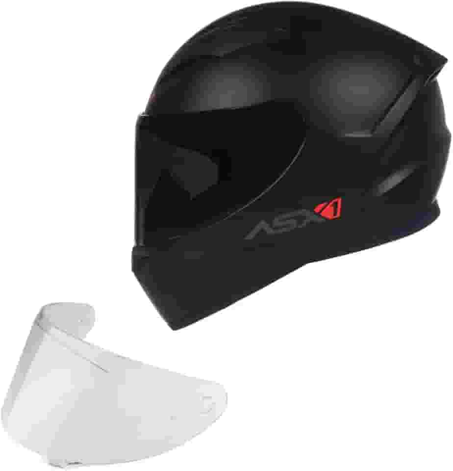 Capacete Moto ASX City Solid Preto Fosco