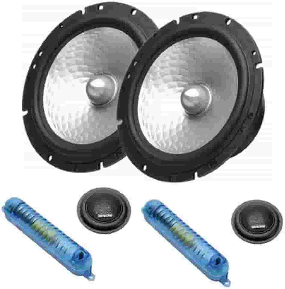 Kit 2 Vias Bravox 6 Pol 140w Cs60d + Triaxial Tr6bk 160w Rms