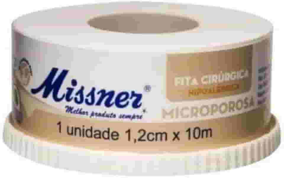 Missner Fita Microporosa Bege 1.2 Cm X 10 M