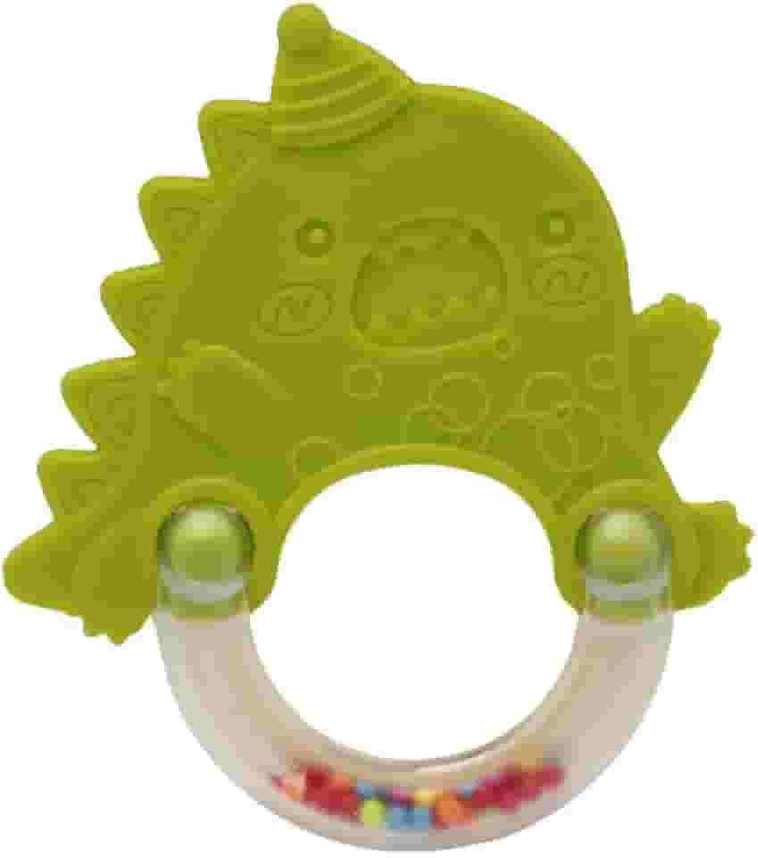 Mordedor para Bebê com Chocalho Bolinhas Coloridas Brinquedo Crianças Estímulo Sensorial Livre de BPA Pegada Ergonômica A partir de 3 Meses