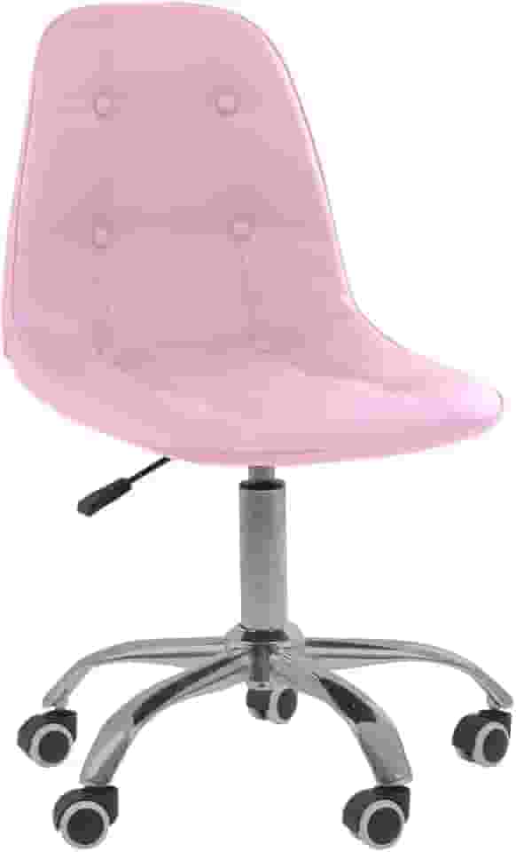 Oficial Webshop - Cadeira Base Giratória Office Eiffel Botonê Ajustável Cor:Rosa