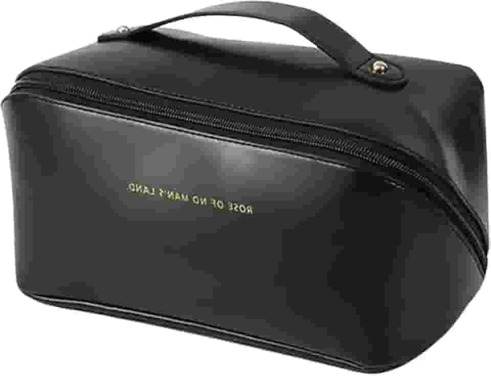 Bolsa Necessaire Feminina Organizador Maquiagem Viagem (Preto)