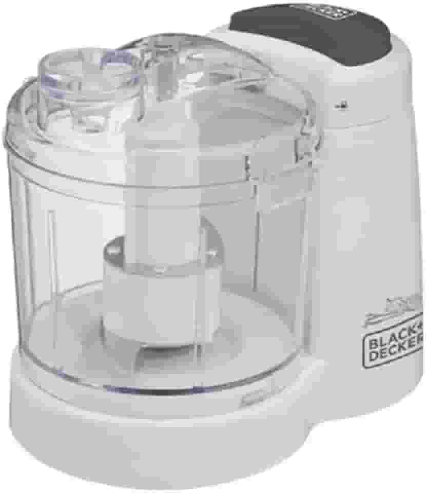 BLACK+DECKER Processador de Alimentos, Mini Processador com Função Pulsar, Abertura na Tampa e Trava de Segurança, Potência 120W, Modelo MP120B2, 110V