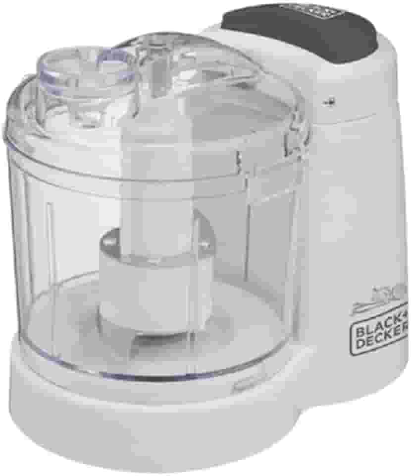 BLACK+DECKER Processador de Alimentos, Mini Processador com Função Pulsar, Abertura na Tampa e Trava de Segurança, Potência 120W, Modelo MP120BR, 220V