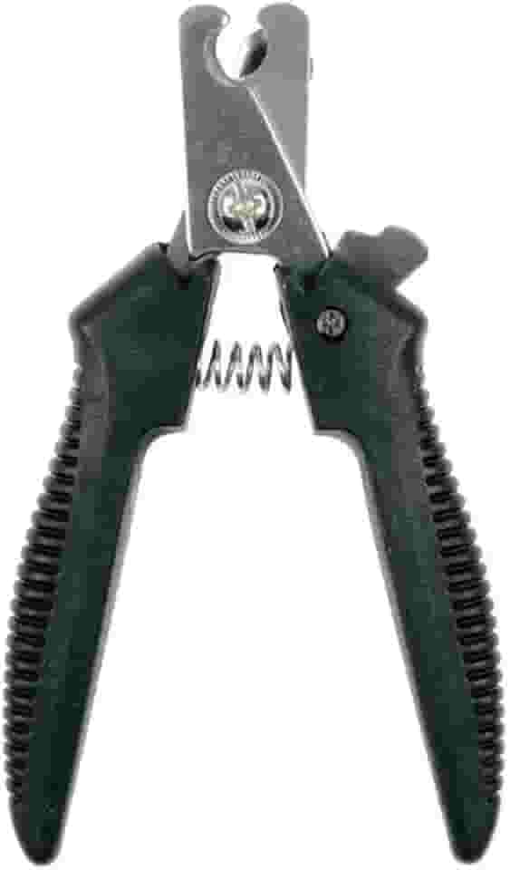 Alicate para Cortar Unhas de Animais de Estimação Pet, Gato, Cachorro, 12 cm, Vermelho ou Preto (Preto)