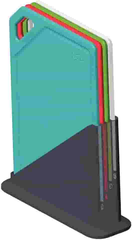 Conjunto De Tábuas De Corte Com Suporte 5 Peças Tramontina Mixcolor Colorido