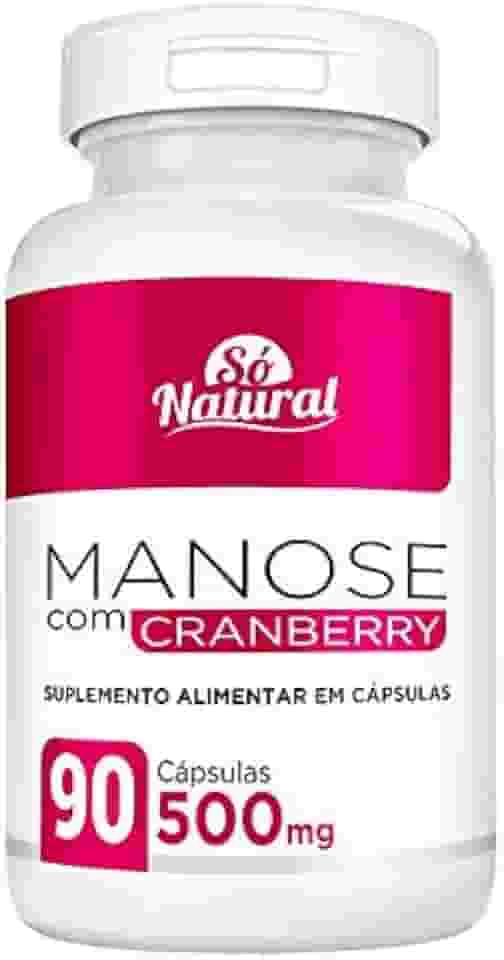 D-Manose com Cranberry 500 mg 90 Cápsulas Só Natural