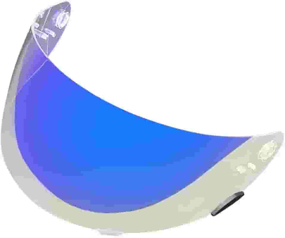 Viseira qualificadora de capacete para Bell Star/Vortex/RS-1/RS-2/Revólver/Qualifier DLX, proteção contra clique, proteção UV (Revo Clear Blue)