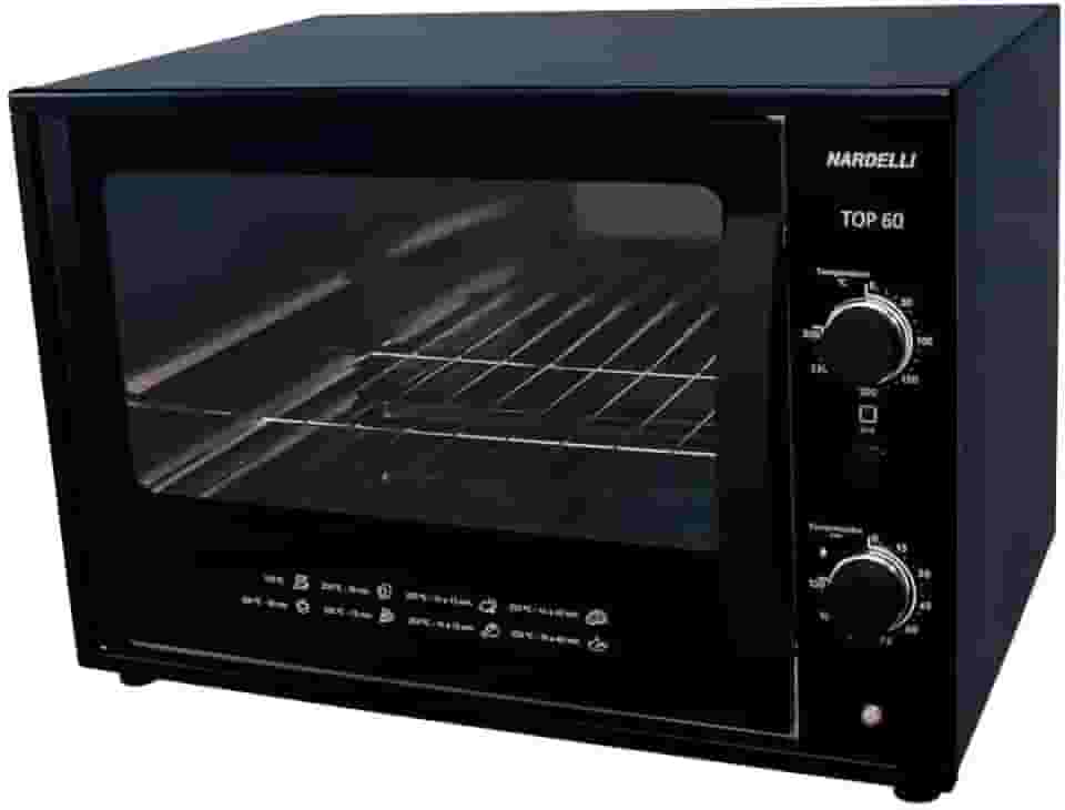 Forno Elétrico de Bancada, Preto, Top60 220V 60 Litros Nardelli