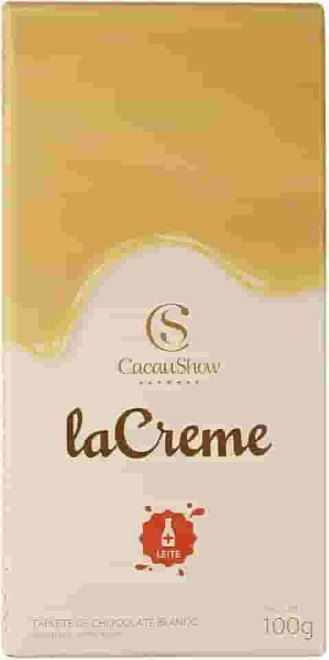 Tablete Lacreme Branco 100G Cacau Show