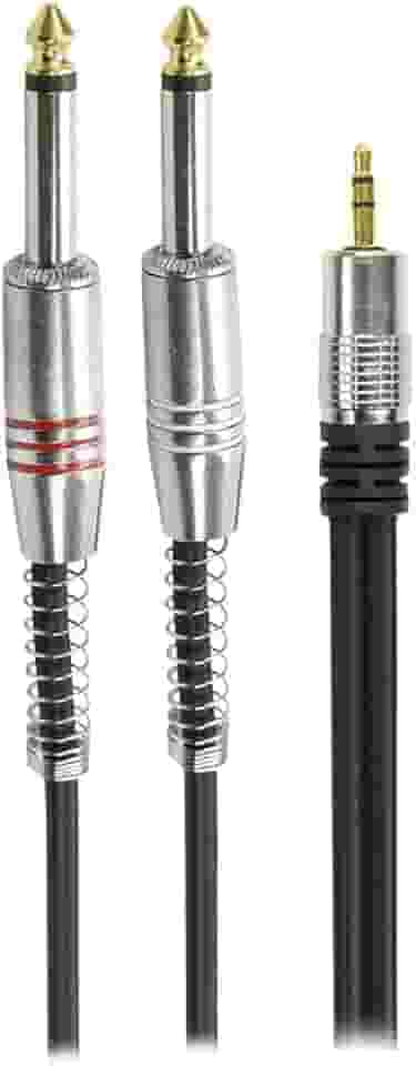 Performance Sound Cabo P2+P10 Fitz - P2 Estéreo + 2 P10 Mono Plug Metal - 2M