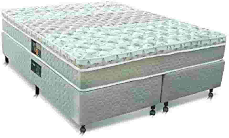 Cama Box + Colchão Castor King Class One Face Pocket 193x203x52cm