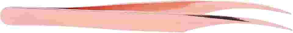 Pinça de extensão de cílios de aço inoxidável ouro rosa (estilo golfinho)