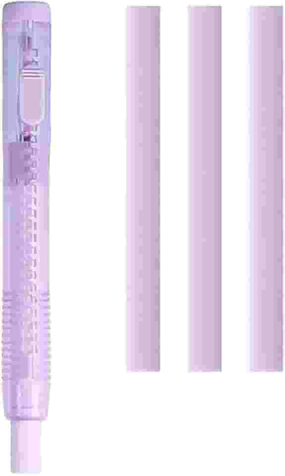 Borracha profissional para esboços – design telescópico ultra limpo e sem resíduos com refis substituíveis, ferramentas de desenho artístico para trabalho de detalhes de precisão