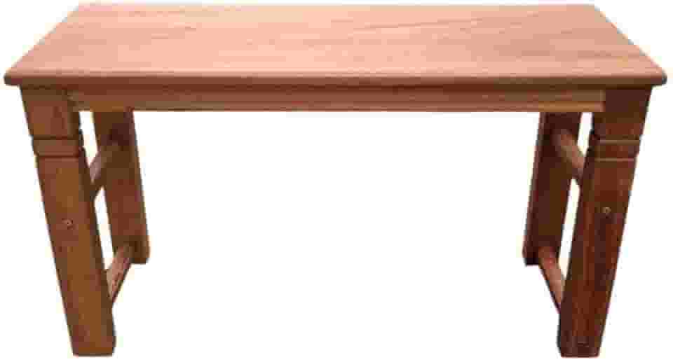 Banco de madeira duas pessoas para hall de entrada jardim refeitório 70x25x42 banco de madeira Para Jardim, Hall de Entrada, Varanda e Refeitório, Design Rústico e Natural