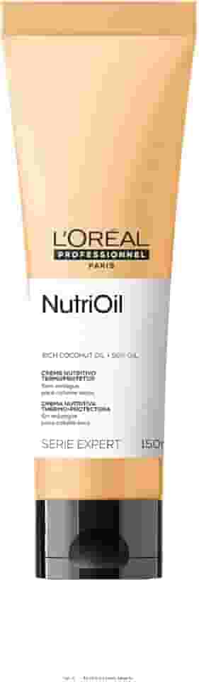 L'Oréal Professionnel NutriOil Leave-in, Hidratação e Nutrição Intensa para Cabelos Secos e Sem Brilho, com Óleo de Coco, Proteção Térmica e Antifrizz, 150ml