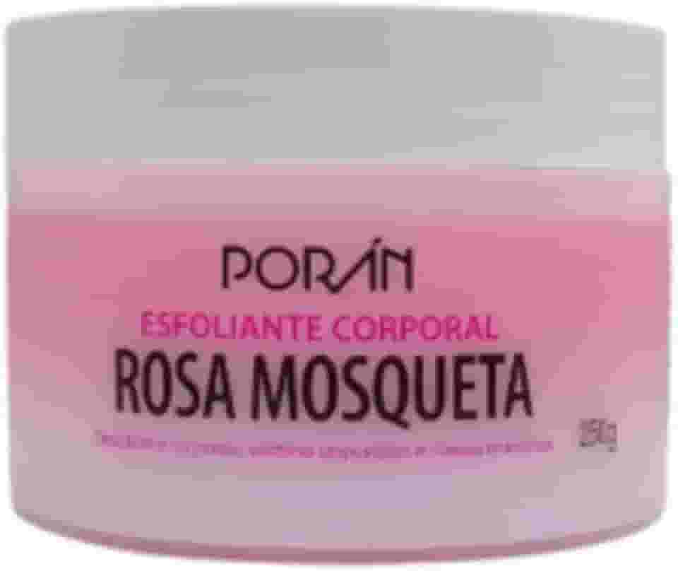 Esfoliante Corporal Poran Rosa Mosqueta - Pele Macia, Sedosa e Hidratada - 250g - PR57