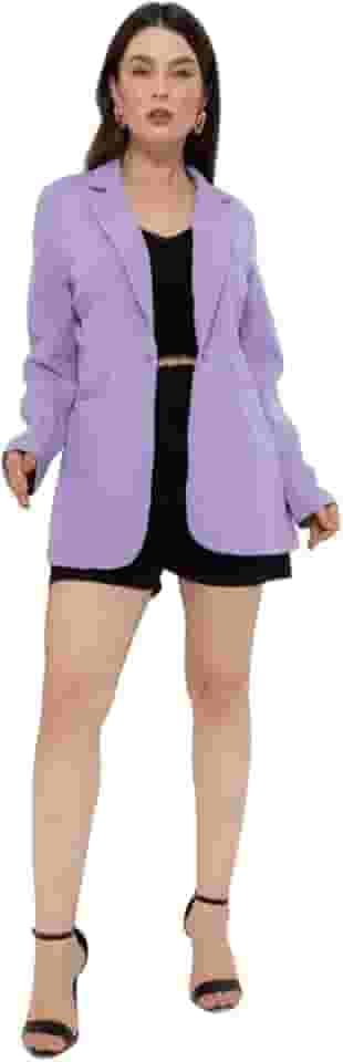 Max Blazer Feminino Longo em Alfaiataria com Bolsos – Elegância e Estilo Atemporal | REF: BLZ-005