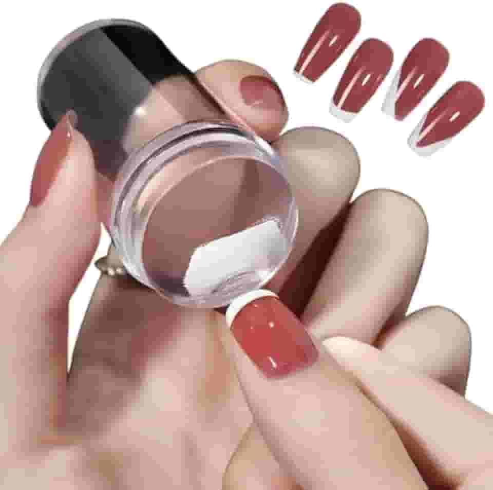 Carimbo De Unha P/Francesinha Silicone Transparente