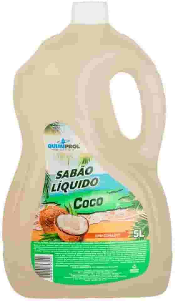 Sabão Líquido Lava Roupas Côco Para Roupas Delicadas 5 Litros