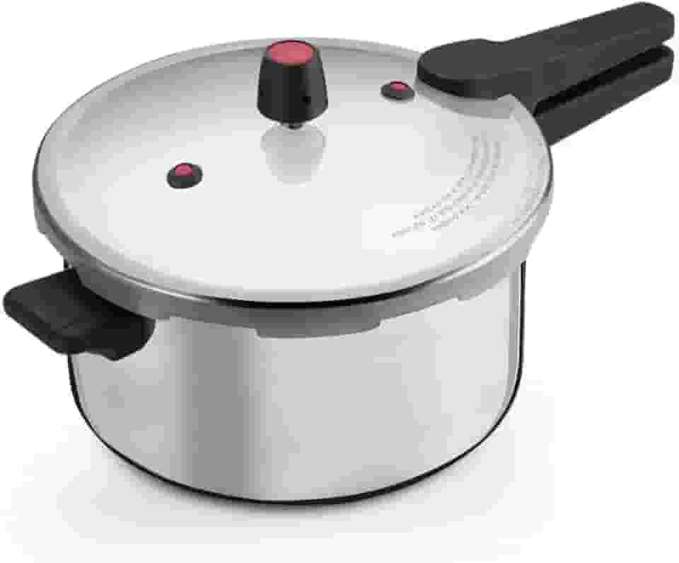 Panela de Pressão Polida 7L Fechamento Externo Nacional