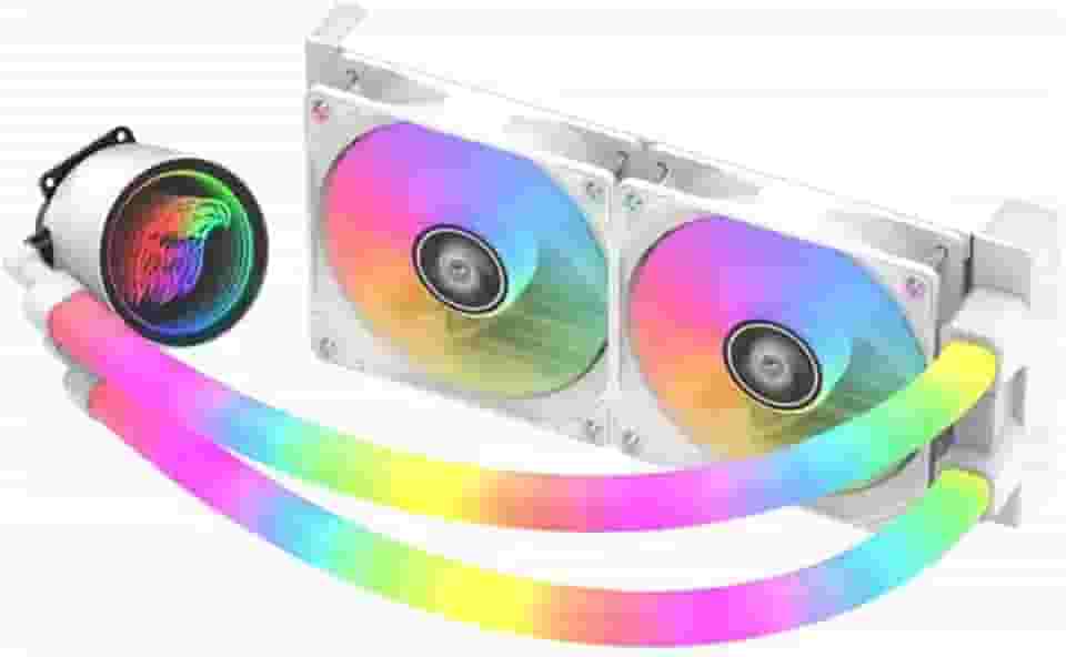 WATER COOLER GAMER WAC5 BIFROST K-MEX 240MM BRANCO ILUMINAÇÃO ARGB PARA INTEL E AMD