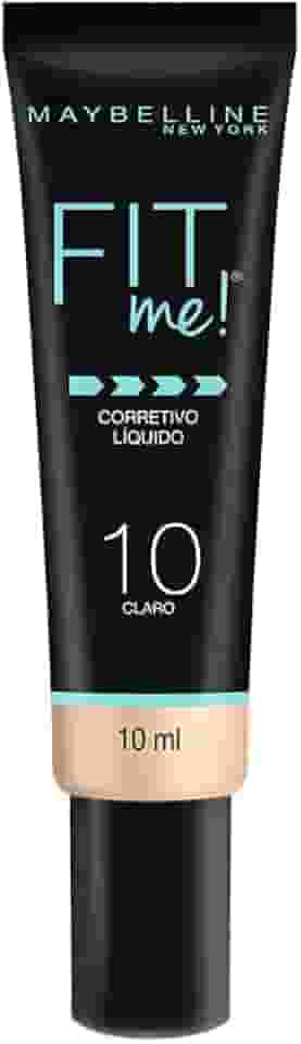 Maybelline NY Corretivo Líquido Efeito Matificador Fit Me 10 Claro, 10ml