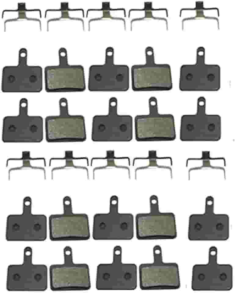 Desconhecido 10 Par Pastilha Freio Disco Bicicleta Compatível com Alivio Acera Mt200 M315