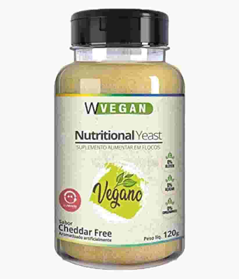 Nutritional Yeast Flocos Sabor Cheddar Free 120G W Vegan