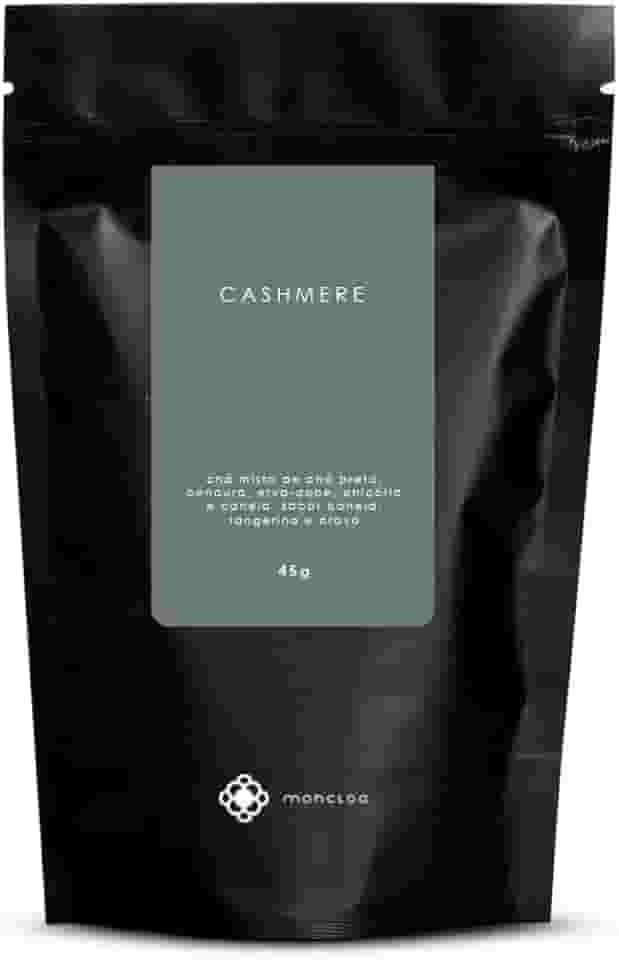 Moncloa Chá Preto Misto Cashmere - Auxilia Na Digestão, Atenua Dores Musculares, Diurético - Cenoura, Erva-Doce, Chicória, Canela - Ajuda Com Inflamações - Pouch 45g