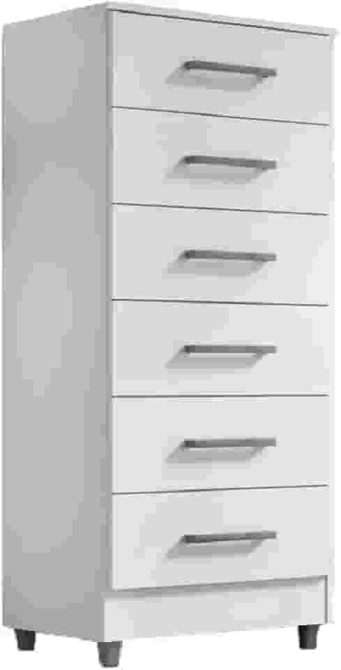 Comoda Helena 6 Gav Branco