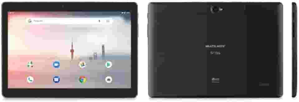 Tablet Multi M10A 3G Android 9 Pie 32 GB Dual Câmera 10 Polegadas Quad Core Preto - NB331