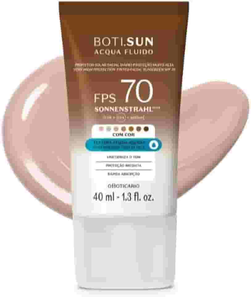 Protetor Solar Facial Com Cor FPS70 Boti.Sun Cor 2.0 40ml