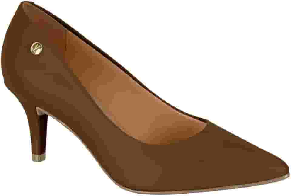 Sapato Scarpin Feminino Vizzano – Salto Baixo Social, Confortável e Elegante