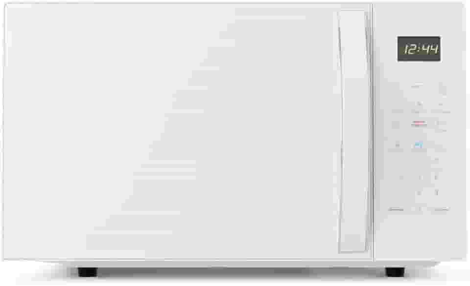 Micro-ondas de 33 litros - branco, alta potência de 1400 W, interior antiaderente para facilitar a limpeza, cozedura rápida, ideal para famílias numerosas, 220 V, design elegante (220V)