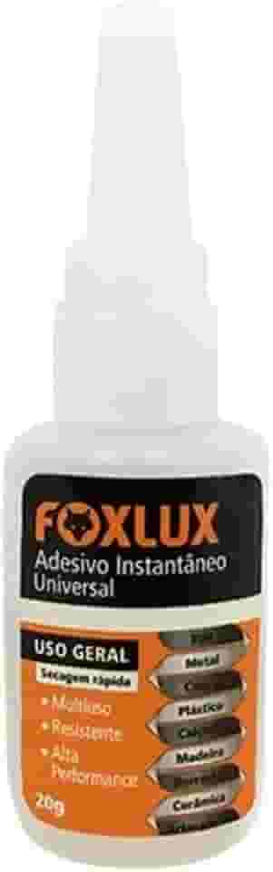 Foxlux Cola Adesiva Instantânea Universal 20g