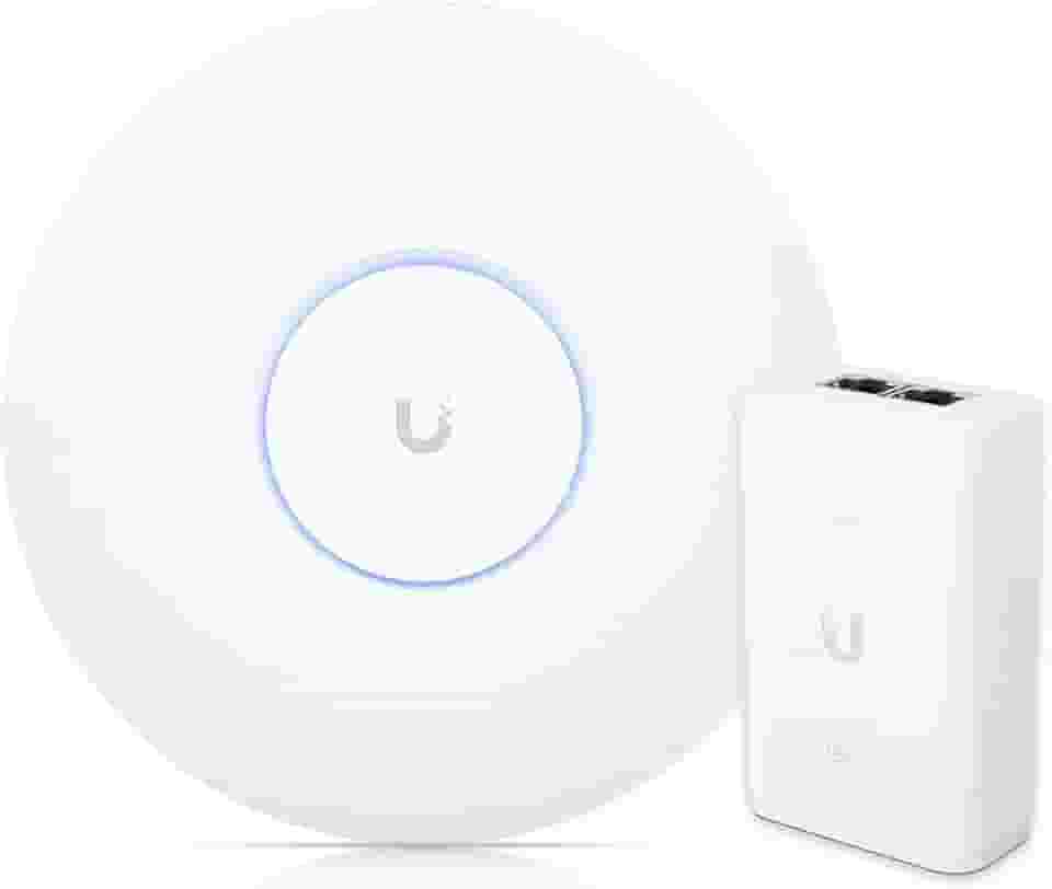 Roteador Wi-Fi 6 Access Point 3.0 Gbps + Injetor PoE+ | U6+ Ubiquiti Com Fonte 48V 30W